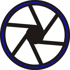 Наклейка на обод колеса Suzuki GSX-R Blue