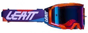 Маска кросова LEATT Goggle Velocity 5.5 - Iriz Blue Neon Orange Mirror Lens