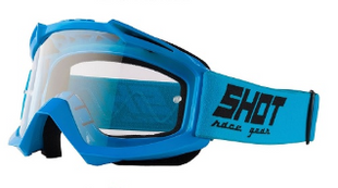Маска кросова SHOT RACING ASSAULT Blue Clear