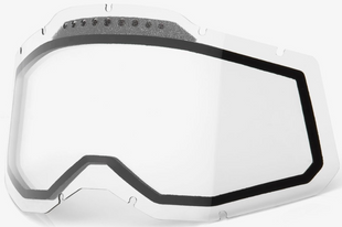 Лінза подвійна 100% RACECRAFT 2/ACCURI 2/STRATA 2 Vented Dual Pane Lens Anti-Fog - Clear
