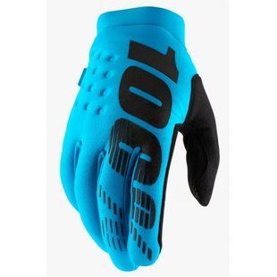 Мотоперчатки теплые RIDE 100% Brisker Turquoise M