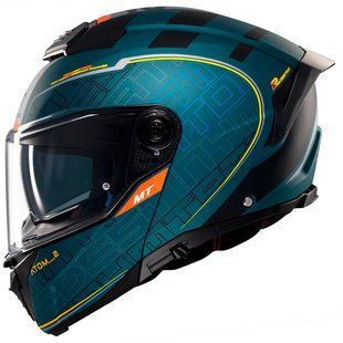 Мотошолом MT ATOM 2 SV DESTINY C6 Matt Green M