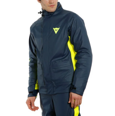 Мотодождевик куртка Dainese STORM 2 UNISEX JACKET Black Yellow S