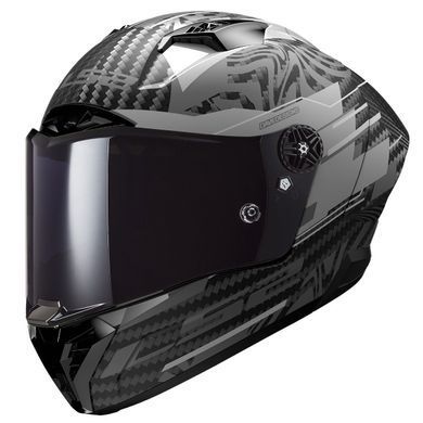 Мотошолом LS2 FF805 Thunder GP Aero Polar Matt Black