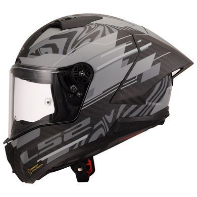 Мотошолом LS2 FF805 Thunder GP Aero Polar Matt Black