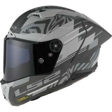 Мотошолом LS2 FF805 Thunder GP Aero Polar Matt Black