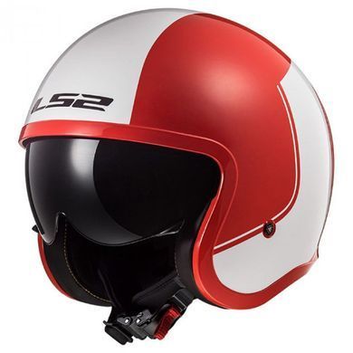 Мотошлем LS2 OF599 Spitfire Rim Red White L