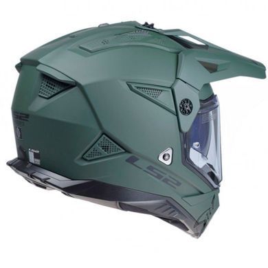 Мотошолом LS2 MX702 Pioneer 2 Solid Matt Mil. Green 06 L