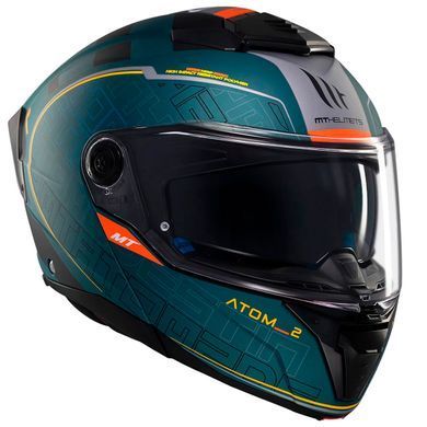 Мотошолом MT ATOM 2 SV DESTINY C6 Matt Green M