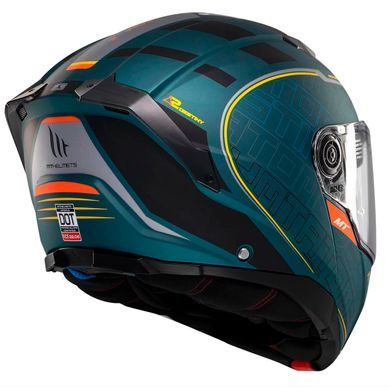 Мотошолом MT ATOM 2 SV DESTINY C6 Matt Green M
