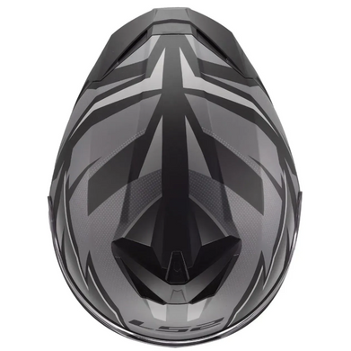 Мотошолом LS2 FF820 Rapid 3 Xtrem Matt Black Grey L