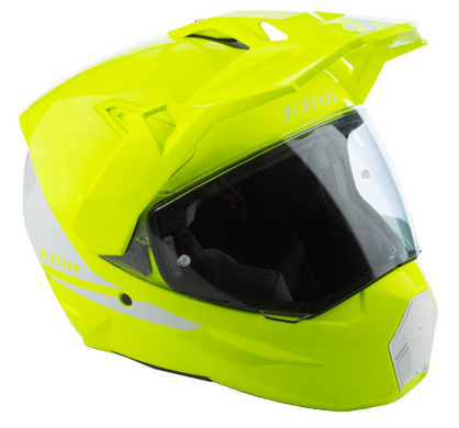 Мотошолом KLIM X1 Alpha ECE/DOT LG Gloss Hi-Vis - White