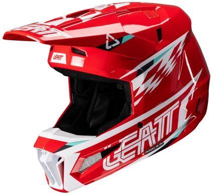 Мотошолом LEATT Moto 3.5 Helmet + Goggle Red, S