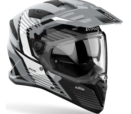 Мотошолом AIROH BANDIT SPICY grey gloss L