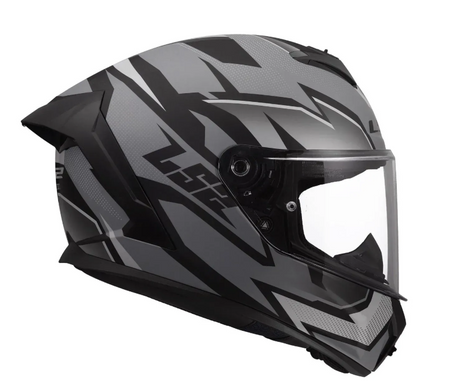 Мотошолом LS2 FF820 Rapid 3 Xtrem Matt Black Grey L