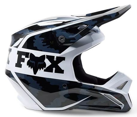 Мотошлем FOX V1 NUKLR HELMET Black L