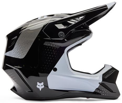 Мотошолом FOX V3 Helmet TINE Black XXL