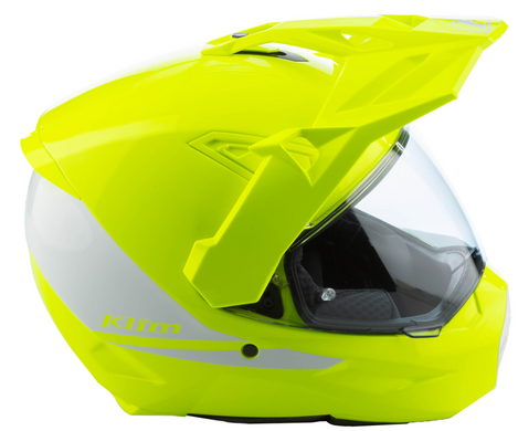 Мотошолом KLIM X1 Alpha ECE/DOT LG Gloss Hi-Vis - White