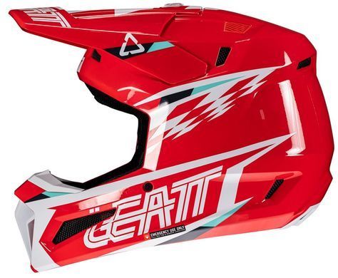 Мотошолом LEATT Moto 3.5 Helmet + Goggle Red, S