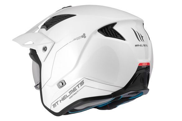 Мотошлем MT DISTRICT SV S Solid A0 White L
