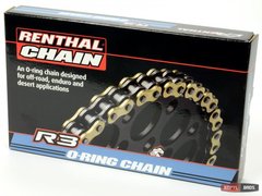 Цепь Renthal R3-3 Chain - 520 Gold 520-116L / SRS Ring