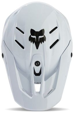 Шолом FOX V3 RS CARBON SOLID HELMET White, M