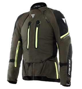 Мотокуртка Dainese SUPER ADVENTURE ABSOLUTESHELL JACKET TARMAC BLACK FLUO YELLOW 56