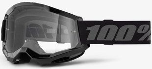 Окуляри 100% STRATA 2 Black - Clear Lens, Clear Lens