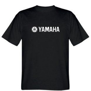 Мотофутболка Yamaha Black White S