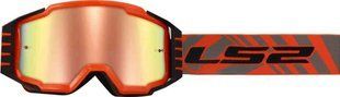 Маска кросова LS2 Charger Goggle Red with Iridium Visor