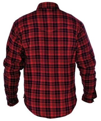Мотокуртка-сорочка Oxford Kickback Shirt Checker Red / Black S