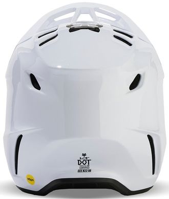 Шолом FOX V3 RS CARBON SOLID HELMET White, M