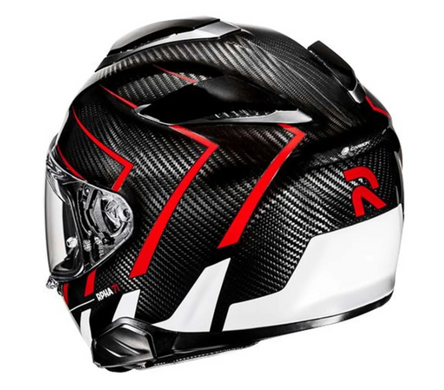 Мотошолом HJC RPHA71 CARBON CANO MC1 black/white/red L