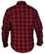 Мотокуртка рубашка Oxford Kickback Shirt Checker Red / Black S