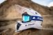 Маска кросова LS2 Aura Pro Goggle Black Blue with Iridium Visor