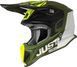 Мотошолом Just1 J18 Pulsar Army Green Black White L