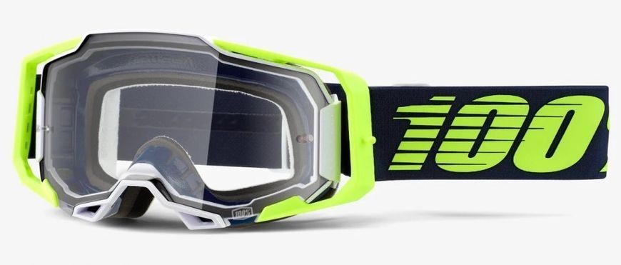 Маска кросова 100% ARMEGA Goggle Deker - Clear Lens, Clear Lens