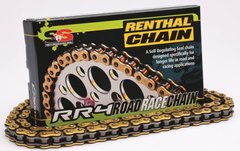 Цепь Renthal RR4 SRS Chain 520 Gold 520-118L / SRS Ring