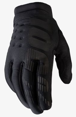 Зимние мотоперчатки 100% BRISKER Glove Black M (9)