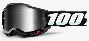 Маска кросова 100% Accuri 2 Goggle Black - Mirror Silver Lens