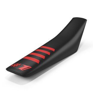 Чохол для мотосидіння Onegripper - RIBBED Black/Red