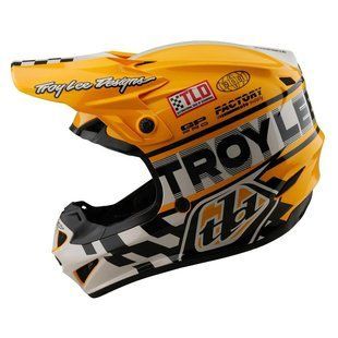 Мото шолом TLD GP PRO HELMET; FIFTY-50 WHITE / GOLD SM