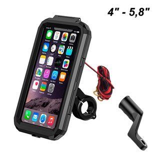 Держатель телефона R16W 4-5,8" беспроводная зарядка +USB-C M18-A1S