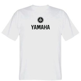 Мотофутболка Yamaha 2 White Black S
