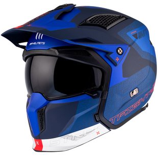 Мотошлем MT STREETFIGHTER SV S Totem C17 Matt Blue ECE2206 L