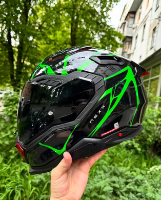 Мотошолом Nexx X.WST3 B-SIDE BLACK.GREEN L