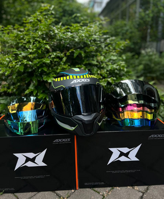 Мотошолом AXXIS PANTHER SV Gale B3 Matt Yellow XS