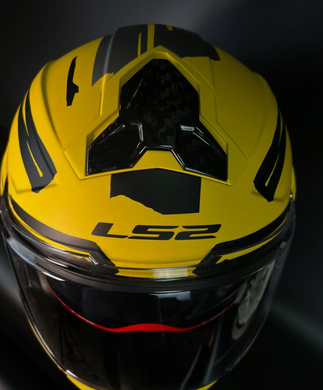 Мотошолом LS2 FF910 Advant 2 Tape Yellow L