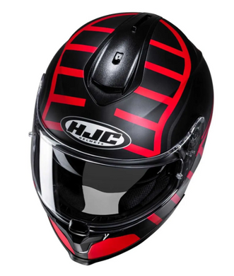 Мотошолом HJC C70N HOLT MC1SF black/red L