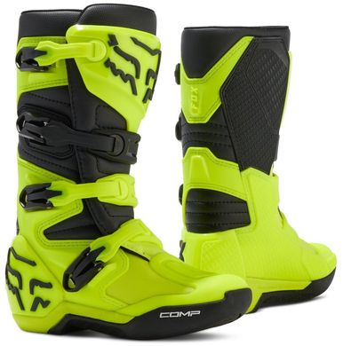 Мотоботы FOX Comp Youth Boot Flo Yellow 6